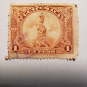 Stamps Latin America Guatemala 1902 1p Colon