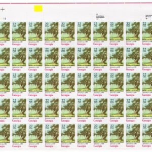 Scott #2339 Georgia 22¢ Sheet of 50 Stamps - MNH UL Red Top