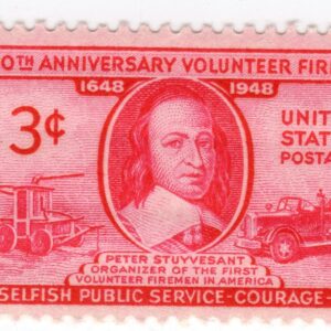 Scott #971 Peter Suyvesant Fire Engines (Fire Truck) Single Stamp - MNH