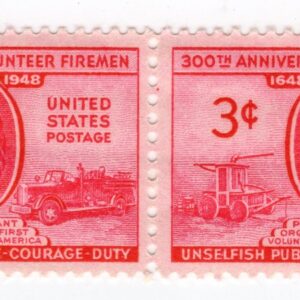 Scott #971 Peter Suyvesant Fire Engines (Fire Truck) Pair of Stamps - MNH