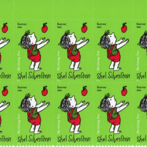 Scott #5683 Shel Silverstein Block of 10 Forever Stamps - MNH Top Sheet