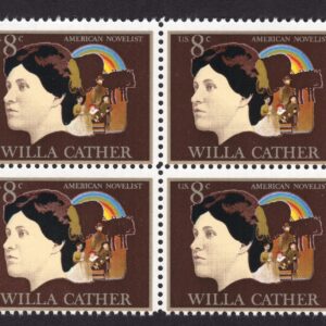 Scott #1487 Willa Cather Block Of 4 Stamps - MNH
