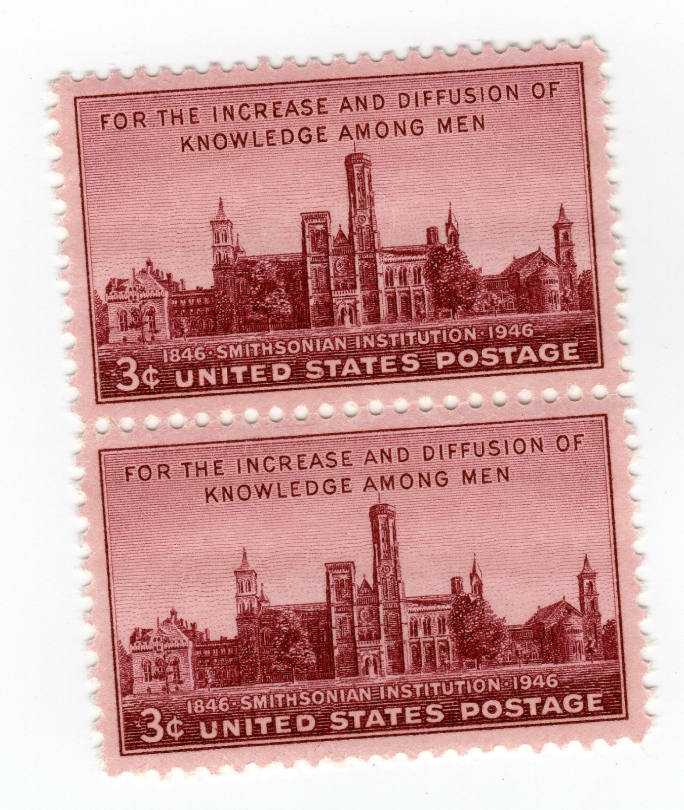 Scott #943 Smithsonian Institution Pair of Stamps - MNH