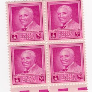 Scott #953 Dr. George Washington Carver Block of 4 Stamps - MNH w/selvage