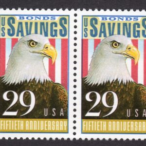Scott #2534 US SAVINGS BONDS 29c Pair of Stamps - MNH