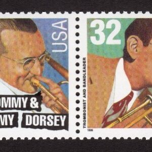 Scott #3099a (3096-99) Big Band Leaders Strip of 4 Stamps - MNH w/Price