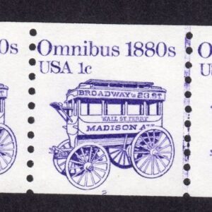 Scott #1897 Omnibus Coil & Line (PNC5) of 5 Stamps - MNH P#2