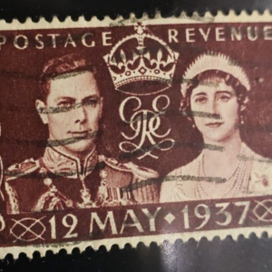 Stamp Europe Great Britain Coronation of King George VI & Queen Elizabeth