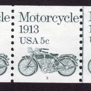 Scott #1899 Motorcycle Plate Number Coil (PNC5) of 5 Stamps - MNH P#3