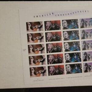 Scott #3843a (3840-3843) American Choreographers Sheet of 20 Stamps - Sealed