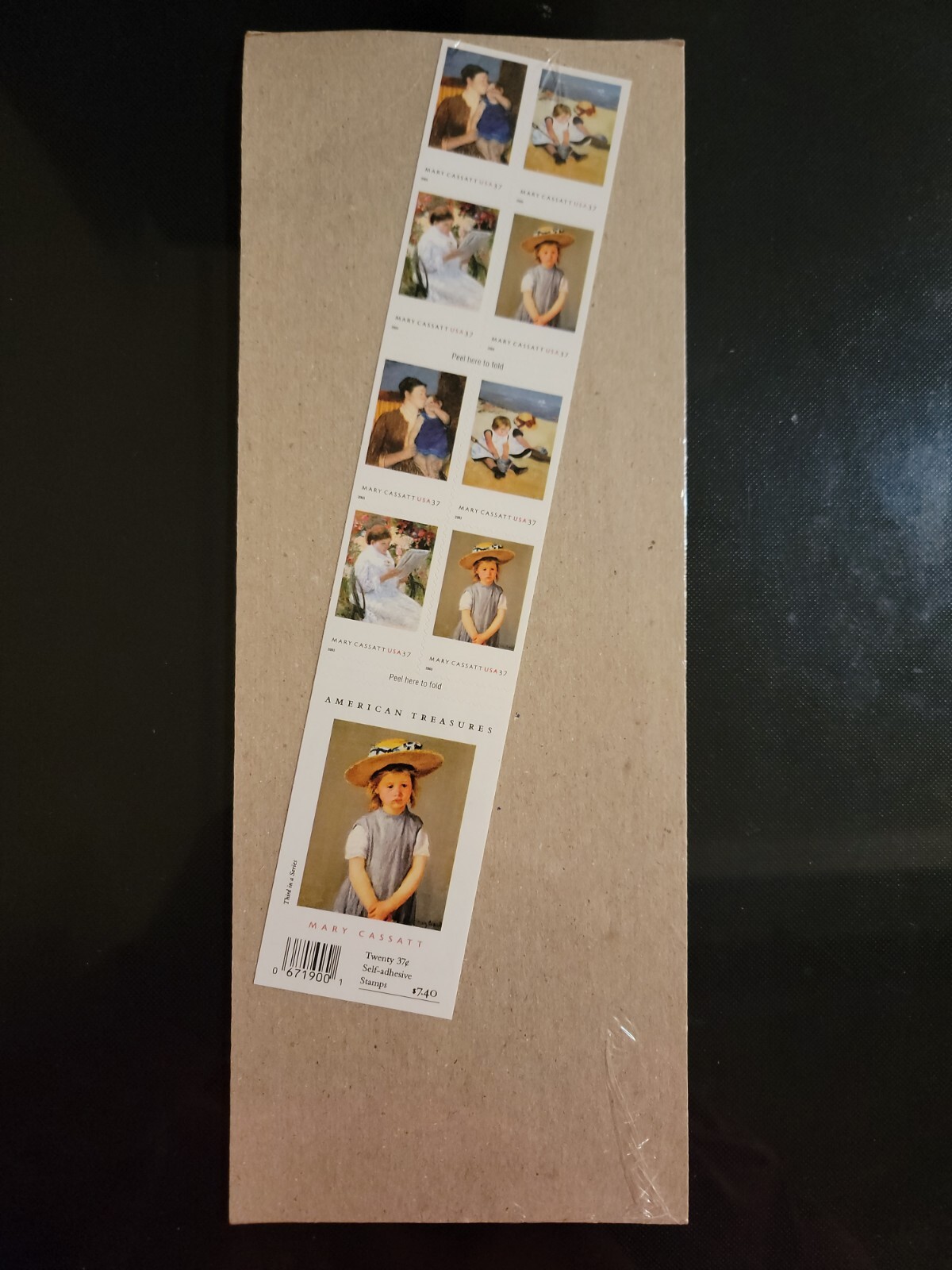 Scott #3807b Mary Cassatt Treasures - 37¢ Booklet of 20 Stamps - Sealed