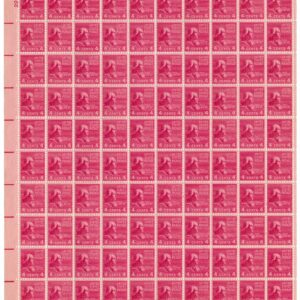 Scott #808 James Madison Presidential Series Sheet of 100 Stamps MNH P#22820 UL