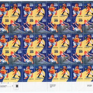 Scott #2753a (2750-53) Circus Events (Elephant) Full Sheet of 40 Stamps - MNH