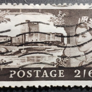 Stamp Europe Great Britain Carrickfergus Castle, Ireland 1953
