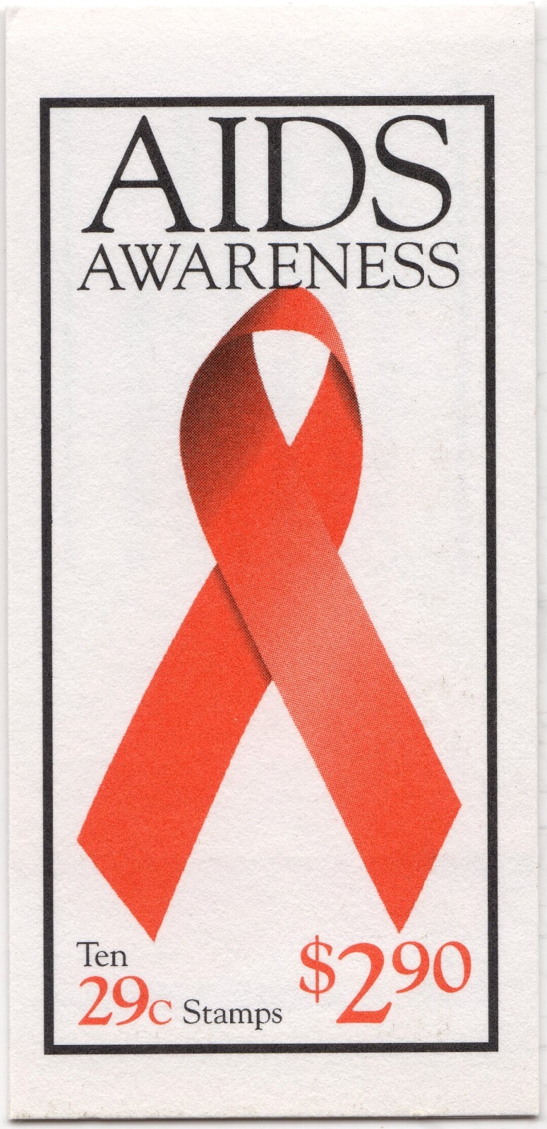 Scott #BK213 (2806b) AIDS Awareness (HIV) BOOKLET of 10 Stamps - MNH