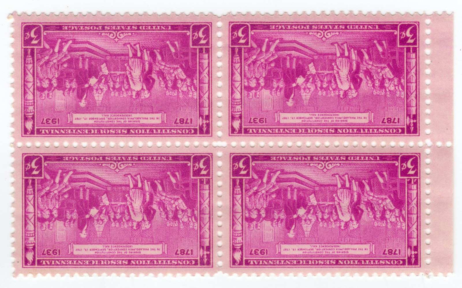 Scott #798 Constitution Block of 4 Stamps - MNH