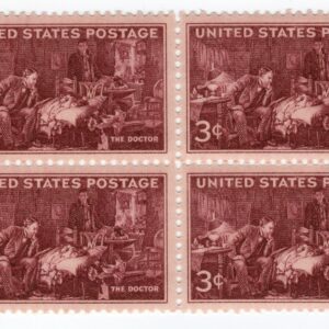 Scott #949 The Doctor Plate Block of 4Stamps - MNH w/EE selvage