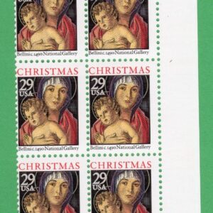 Scott #2710 Madonna & Child (Bellini) Plate Block of 10 Stamps - MNH Right