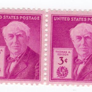 Scott #945 Thomas Edison Pair of Stamps - MNH