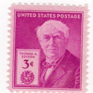 Scott #945 Thomas Edison Single Stamp - MNH