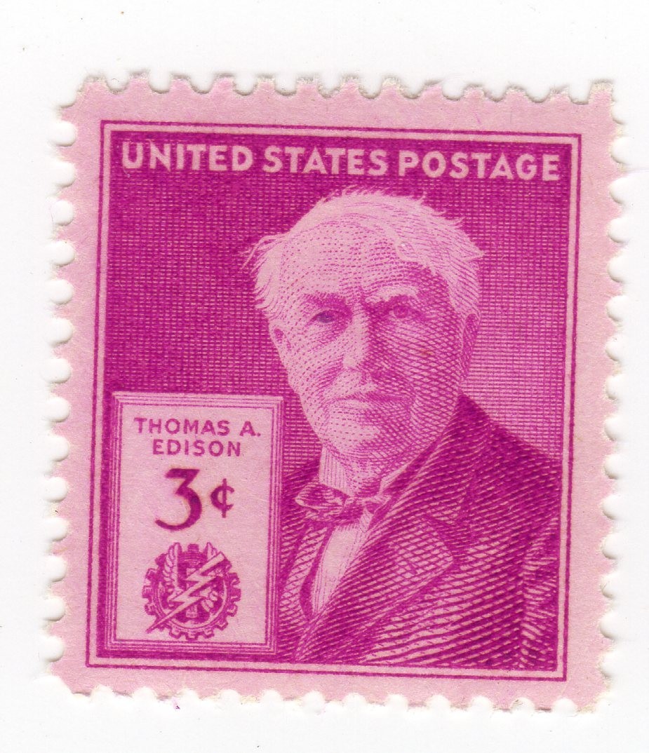 Scott #945 Thomas Edison Single Stamp - MNH