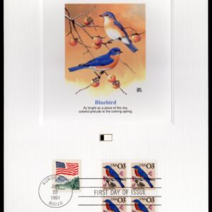 Scott #2280 2478 Flag Yosemite & Bluebird Fleetwood Postal Card 06/22/91 FDC