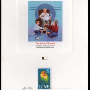 Scott #2537 Love Parrots Fleetwood Postal Card 05/09/91 FDC