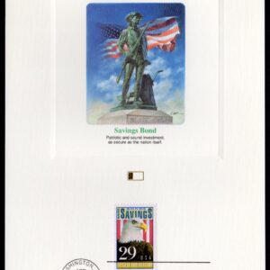 Scott #2534 US Savings Bonds Fleetwood Postal Card 04/30/91 FDC