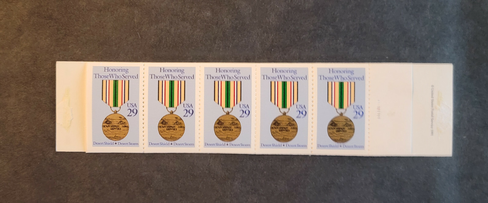 Scott #2552a Desert Storm Desert Shield Booklet of 20 Stamps - MNH