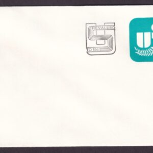 Scott #U586 Olive Branch & Star Stamped Surcharge Entire Envelope #6 3/4