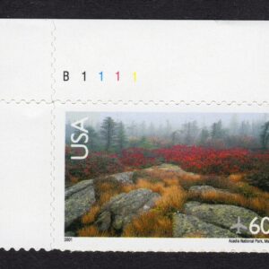 Scott #c138 Acadia National Park Airmail Plate # Single Stamp - MNH UL