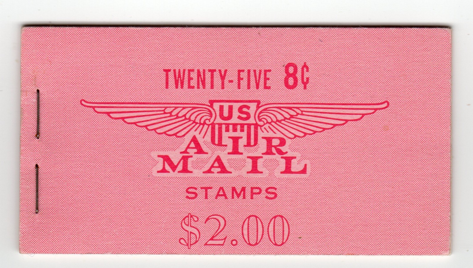 Scott #BKC10 (c64b) Jet Over Capitol Booklet of 25 Stamps - MNH Slogan #1 (A)