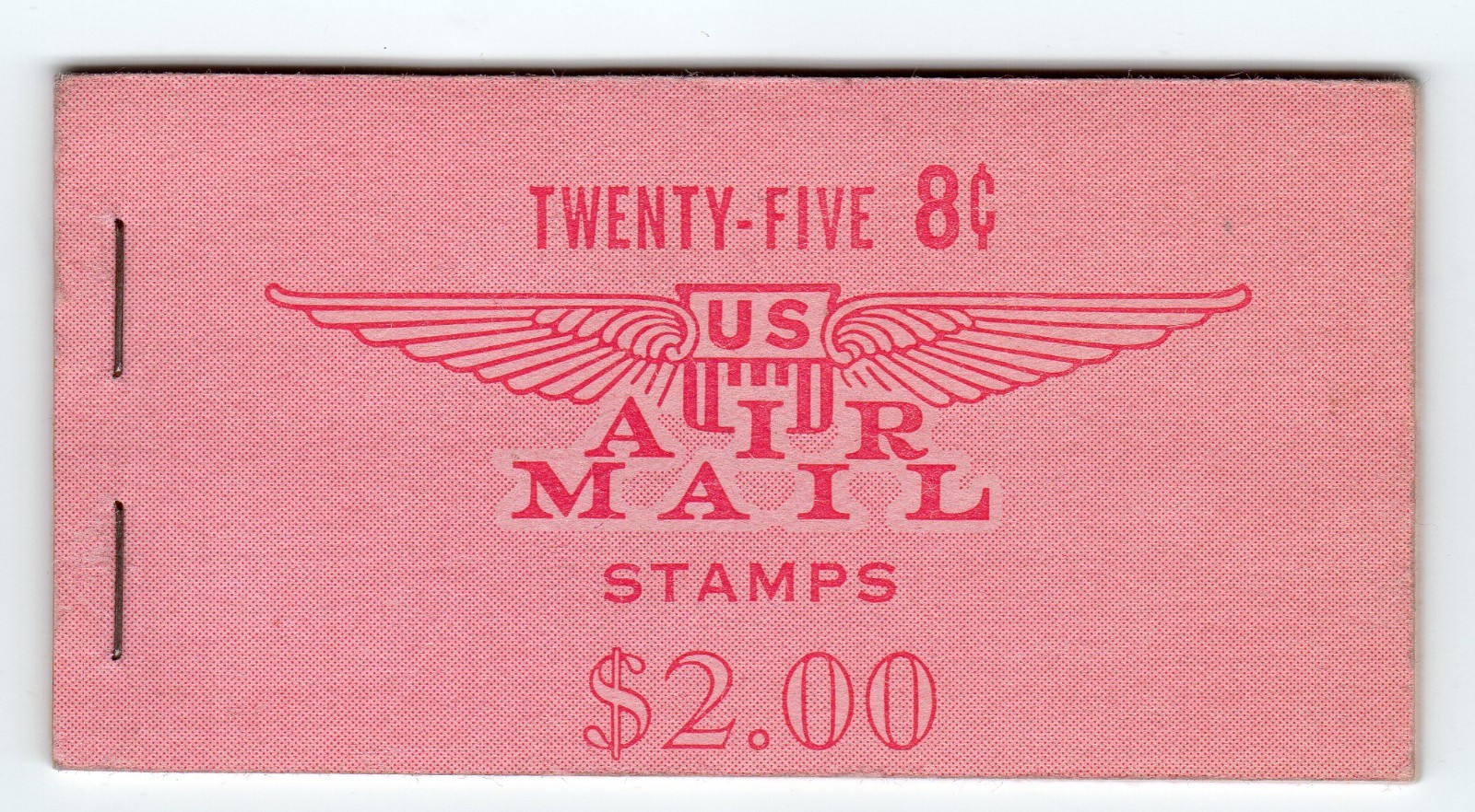 Scott #BKC10 (c64b) Jet Over Capitol Booklet of 25 Stamps - MNH Slogan #1 (B)