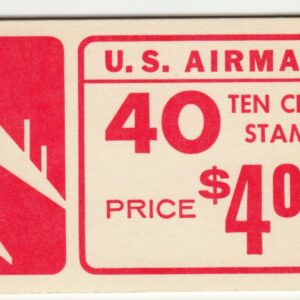 Scott #BKC20 (c72b) 50 Star Runway Airmail Booklet of 40 Stamps - MNH