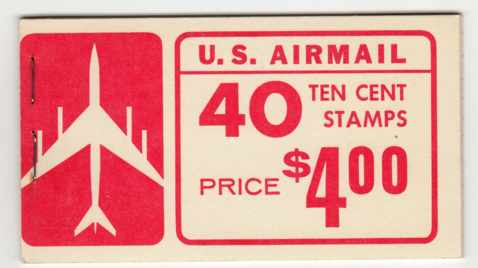 Scott #BKC20 (c72b) 50 Star Runway Airmail Booklet of 40 Stamps - MNH