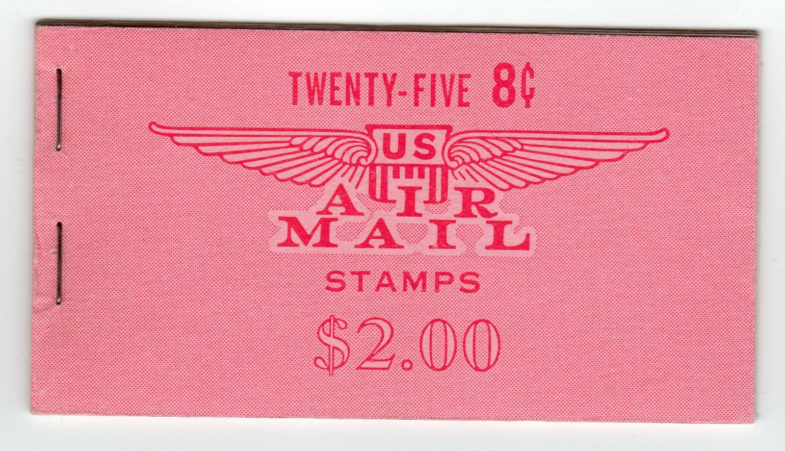 Scott #BKC12 (c64b) Jet Over Capitol Booklet of 25 Stamps - MNH Slogan #2