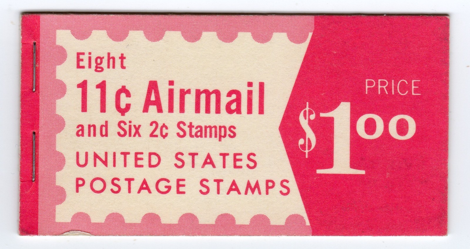 Scott #BKC22 (c78a, 1280c) Jet Airmail Booklet of 8 & 6 Stamps MNH EFO xtra 4