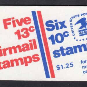 Scott #BK126 (1510d, c79a) Jefferson Memorial & Airmail Booklet of 5 & 6 Stamps