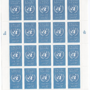 Scott #2974 United Nations (New York) Full Sheet of 20 Stamps - MNH