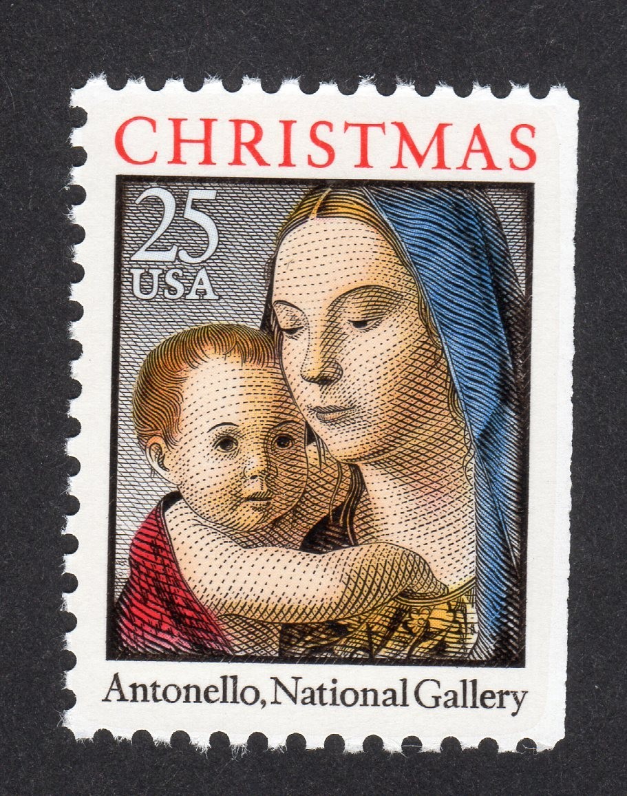 Scott #2514a Christmas Madonna (Antonella) Single Stamp - MNH