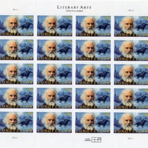 Scott #4124 Henry Wadsworth Longfellow Sheet of 20 Stamps - MNH