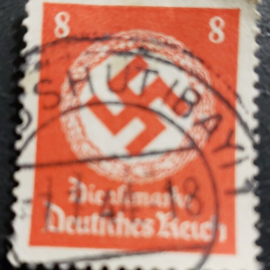 Stamp Europe Germany Swastika sc# B53 SP37 8dm