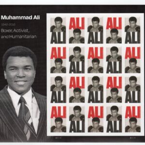 Scott #6051b (6050) Muhammad Ali Sheet of 20 Forever Stamps - MNH 2026