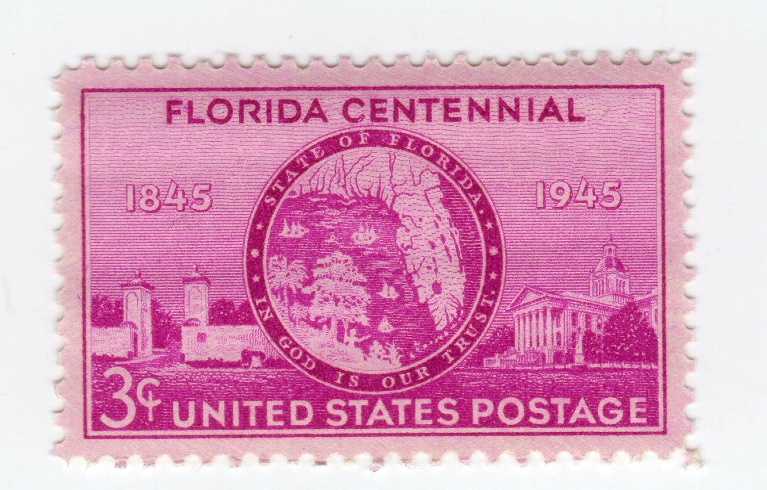 Scott #927 Florida Centennial Single Stamp - MNH