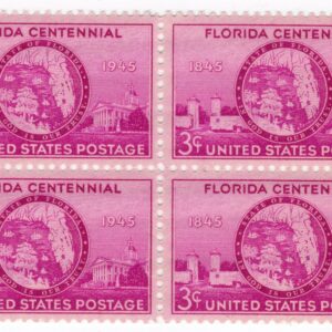 Scott #927 Florida Block of 4 Stamps - MNH VF/XF