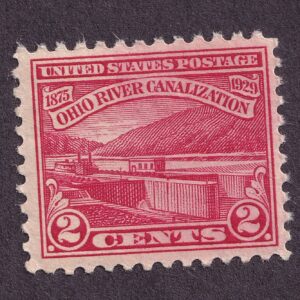 Scott #681 Ohio River Canalization Single Stamp - MNH #1 VF+