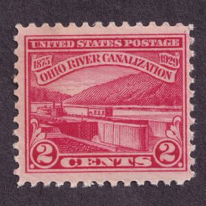 Scott #681 Ohio River Canalization Single Stamp - MNH #3 VF