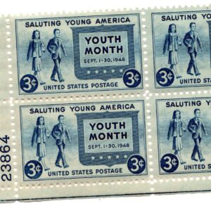 Scott #963 Youth Month Plate Block of 4 Stamps - MNH P#23864 LL