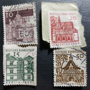 Stamp Europe Germany 1964-66 Deutche Bunderpost