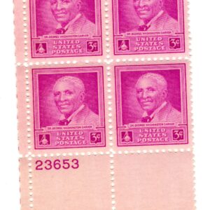 Scott #953 Dr. George Washington Carver Block of 4 Stamps - MNH P#23653 LL